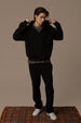 KNITTED ZIP HOODIE