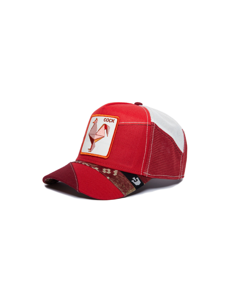 goorin bros origami rooster ball cap angled view