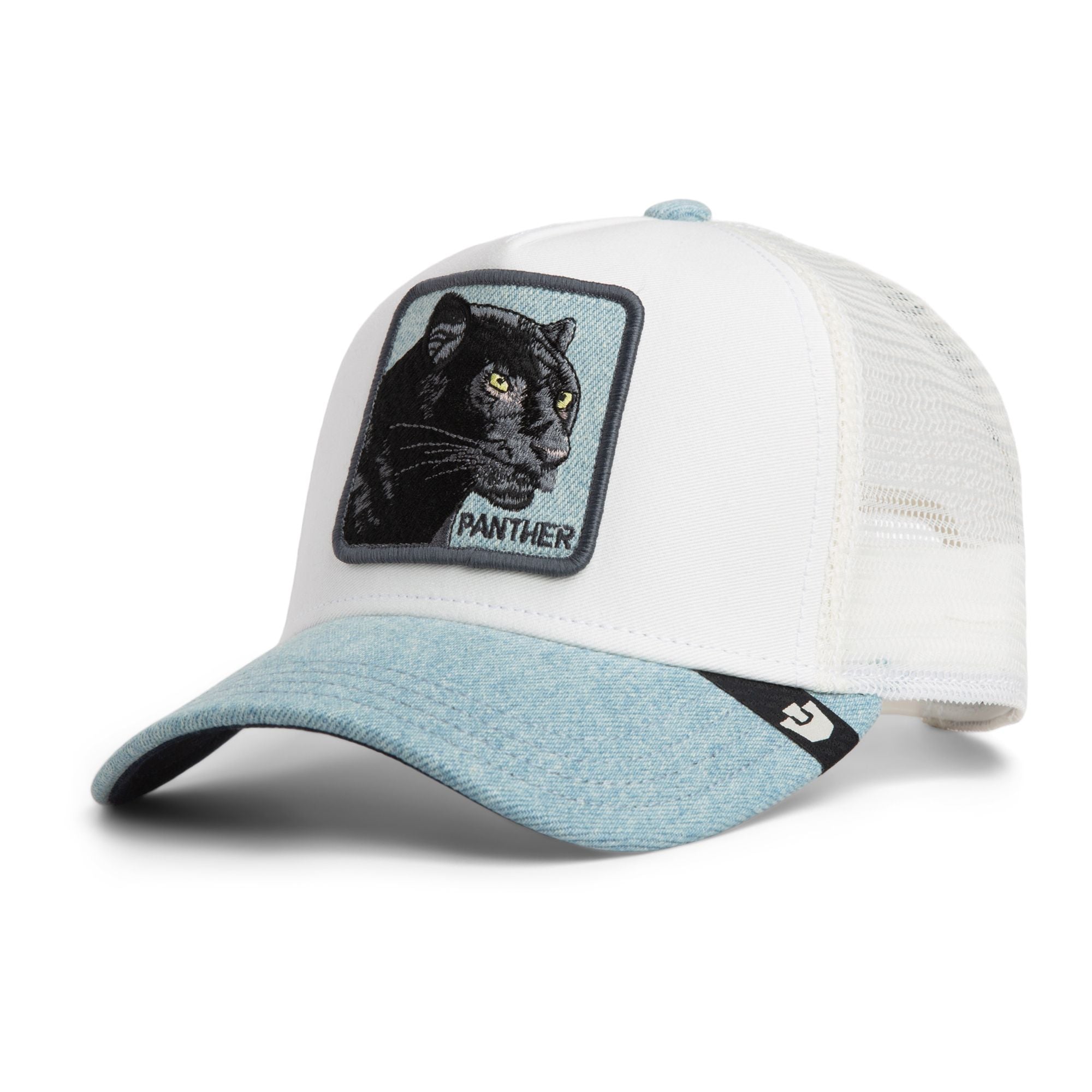 DENIM PANTHER BALL CAP