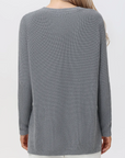 EMMA COTTON SHAKER SWEATER