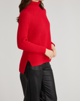 STELLA MOCK NECK PULLOVER SWEATER