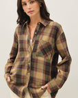 SUNSET PLAID FLANNEL SHIRT