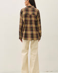 SUNSET PLAID FLANNEL SHIRT