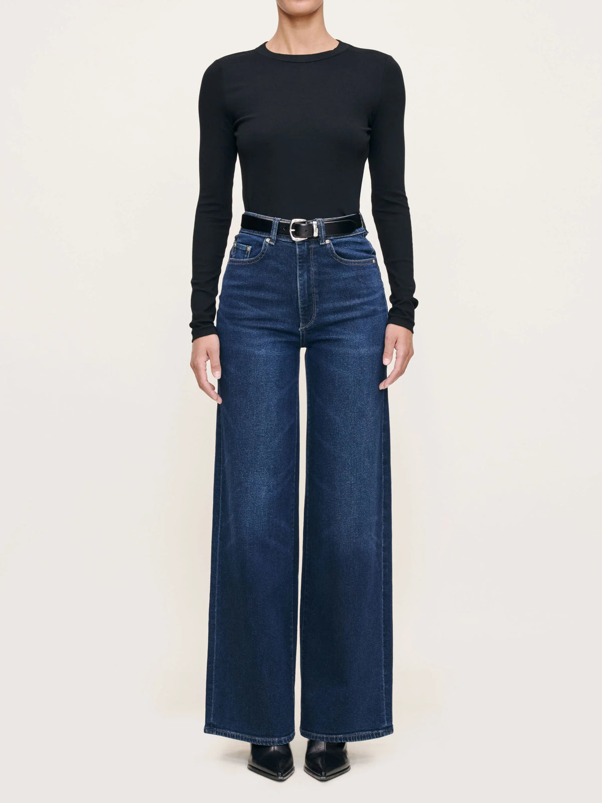 HEPBURN HIGH-RISE WIDE LEG IN MEDITERRANEAN