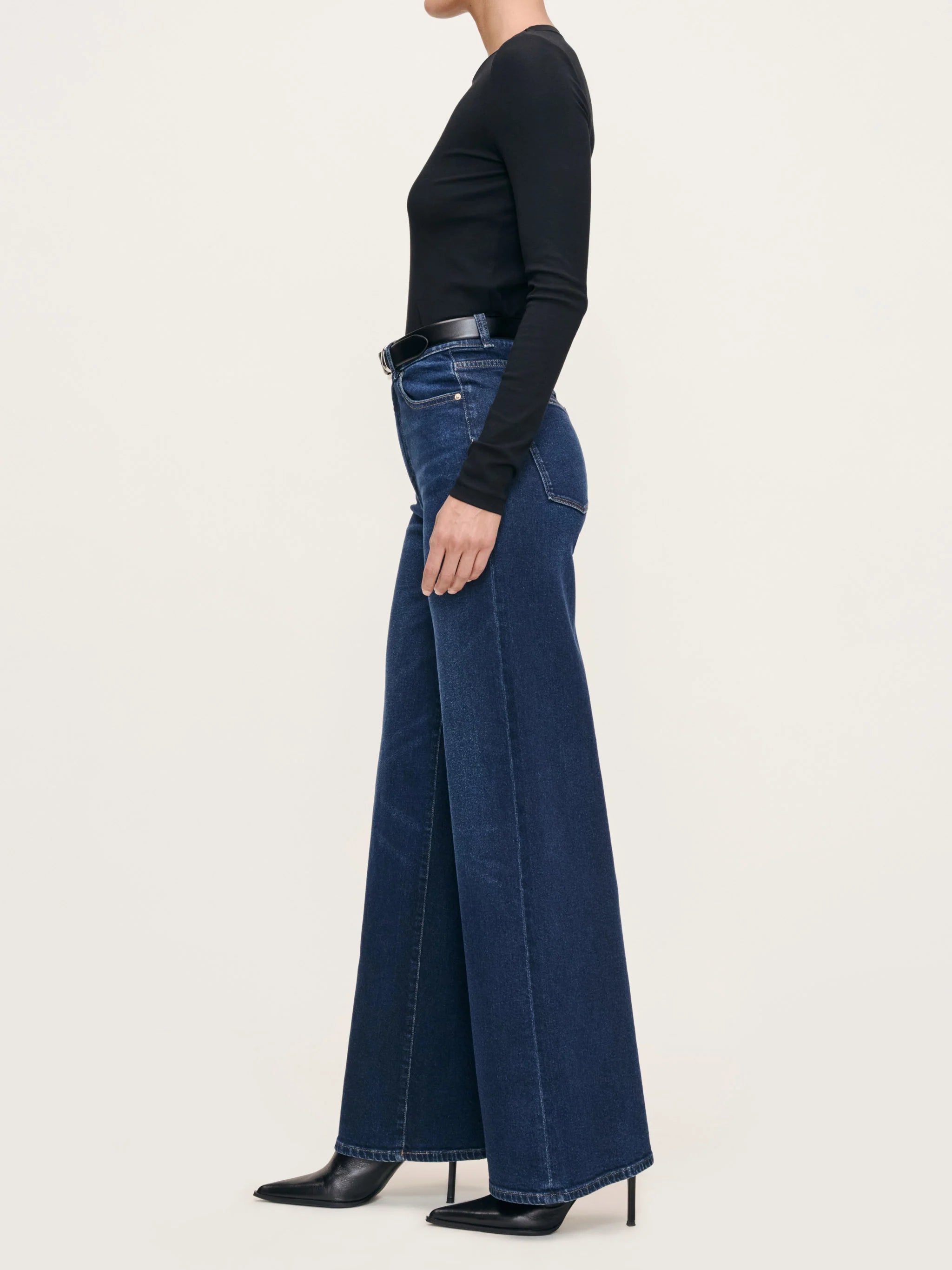 HEPBURN HIGH-RISE WIDE LEG IN MEDITERRANEAN