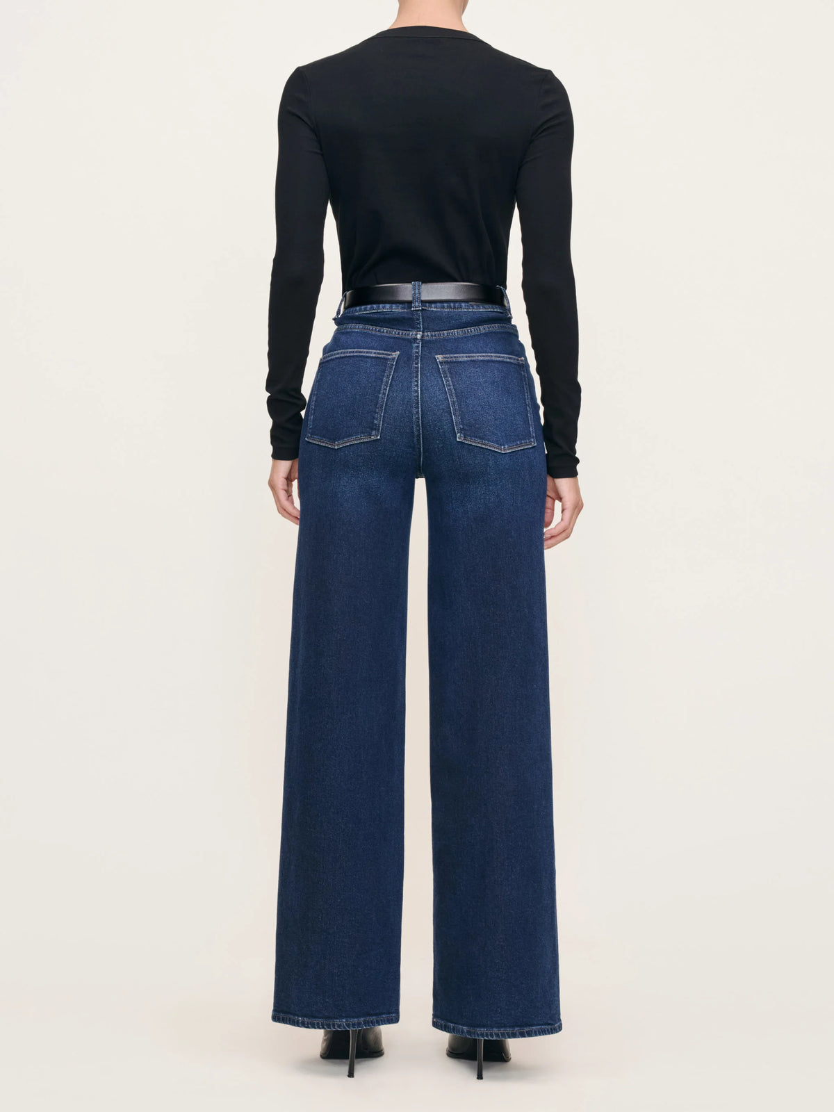 HEPBURN HIGH-RISE WIDE LEG IN MEDITERRANEAN
