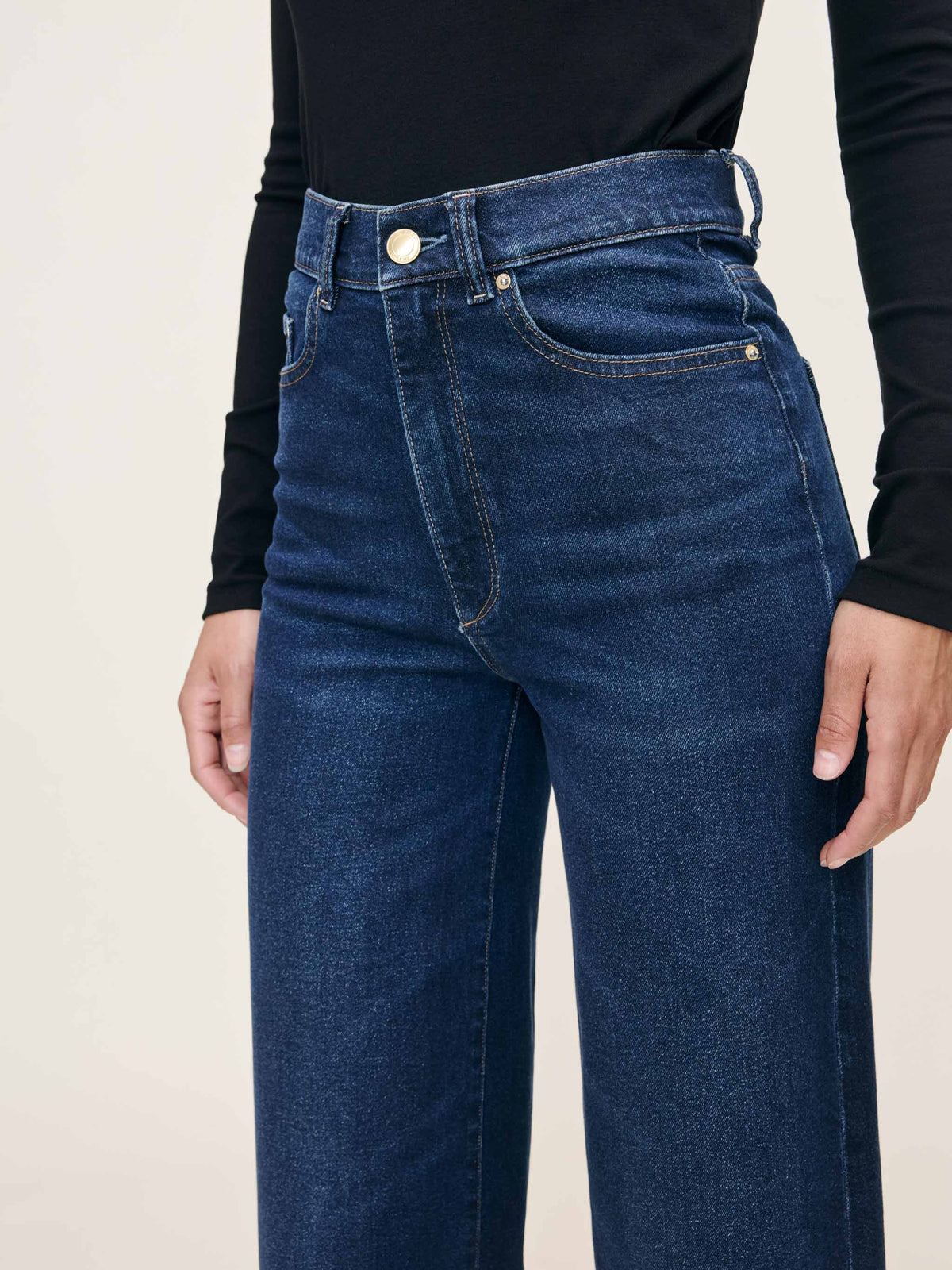 HEPBURN HIGH-RISE WIDE LEG IN MEDITERRANEAN