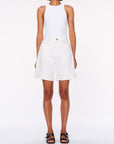 TAYLOR HIGH-RISE RELAXED SHORT IN WHITE
