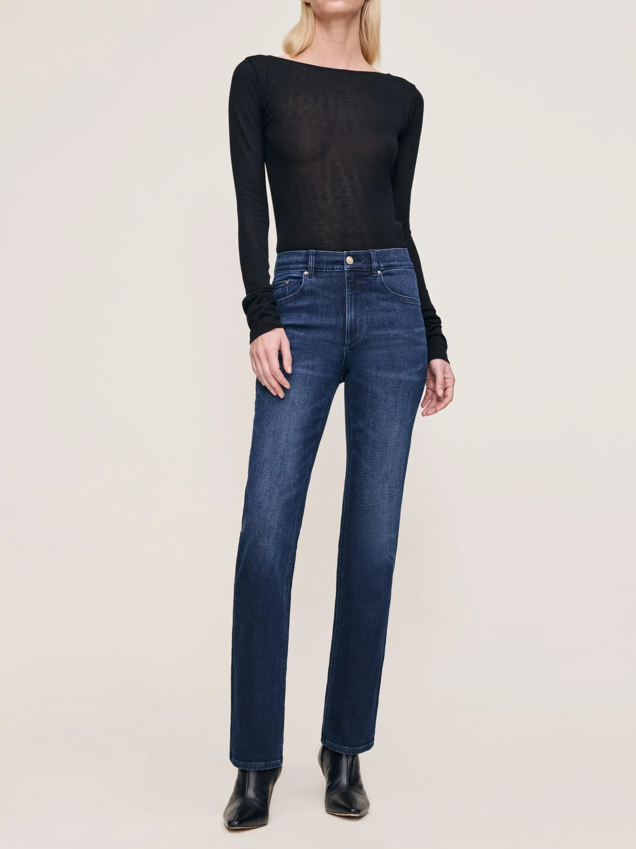 *COMING SOON* PATTI STRAIGHT HIGH-RISE IN BLUE CAVE 31"