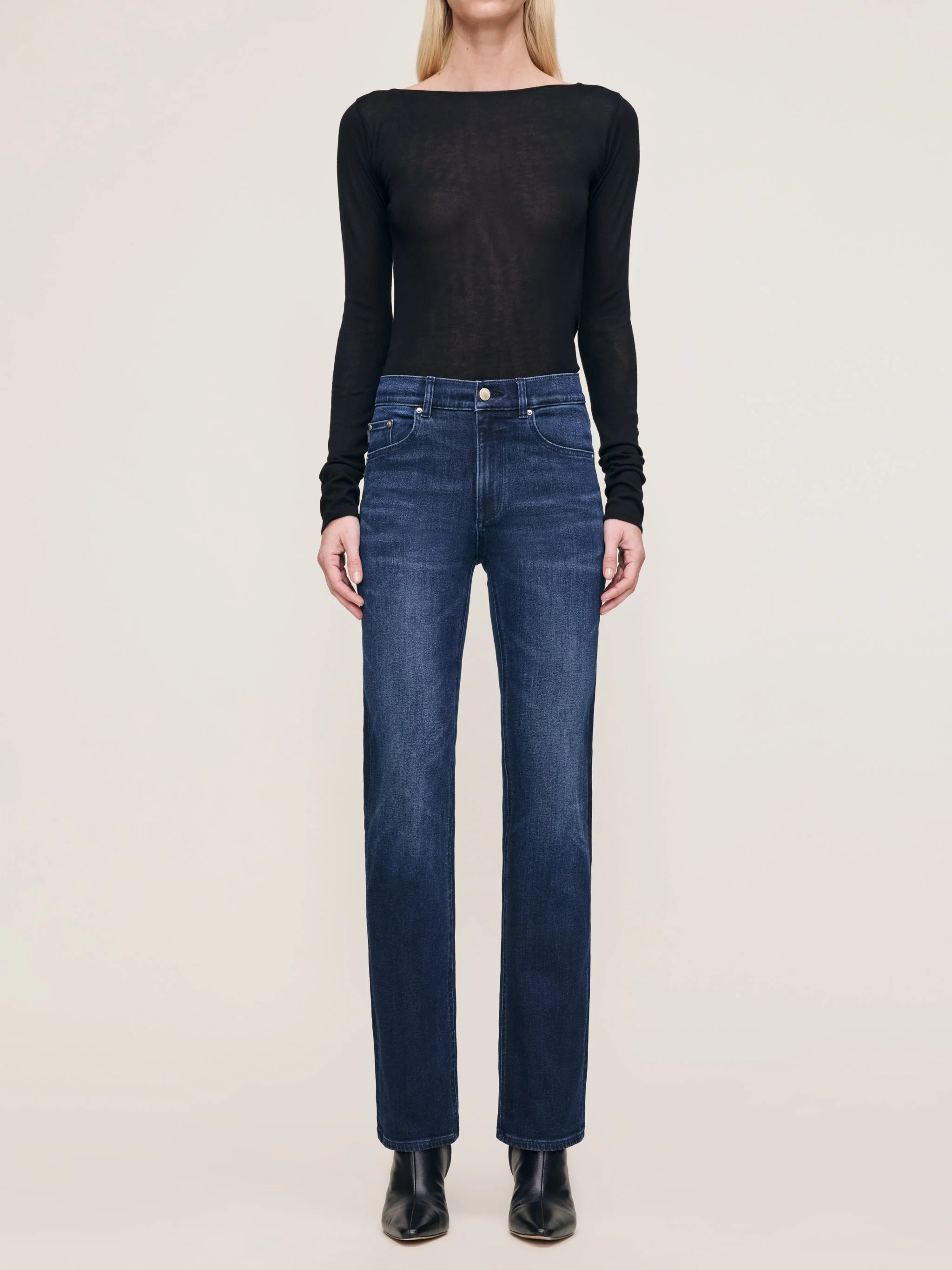 *COMING SOON* PATTI STRAIGHT HIGH-RISE IN BLUE CAVE 31"
