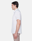 LINEN BLEND SHORT SLEEVE SHIRT