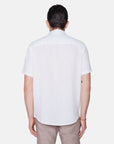 LINEN BLEND SHORT SLEEVE SHIRT