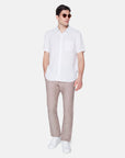 LINEN BLEND SHORT SLEEVE SHIRT