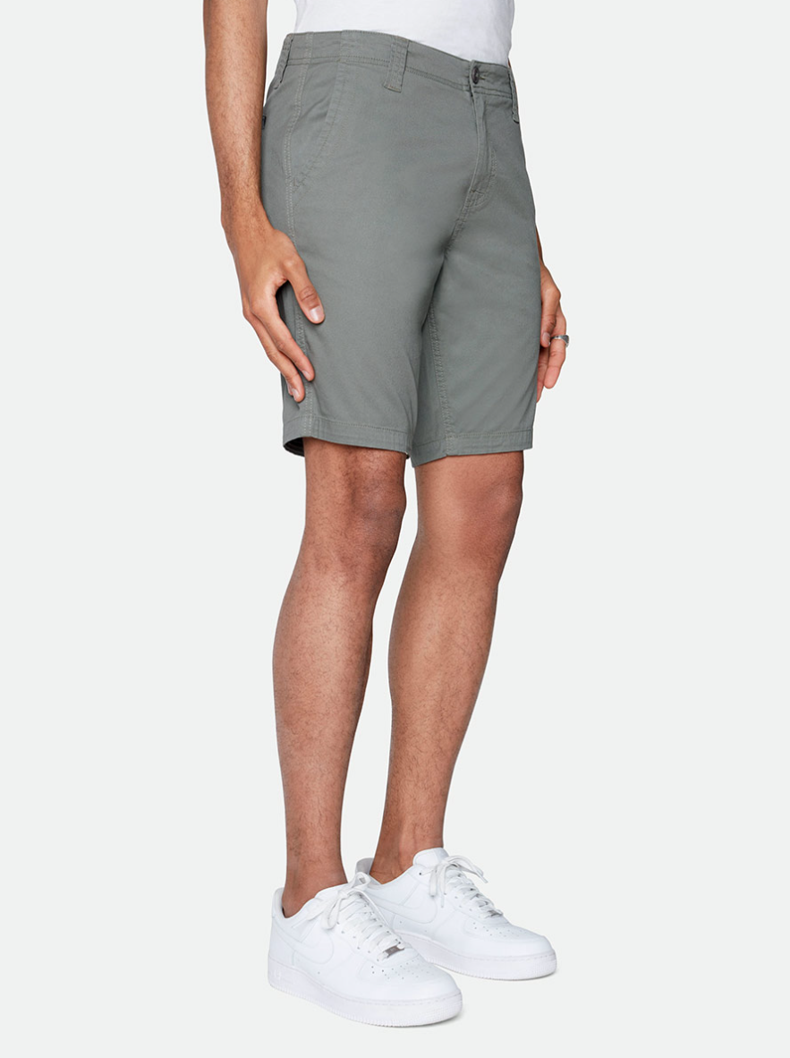 FLAT FRONT TWILL SHORTS