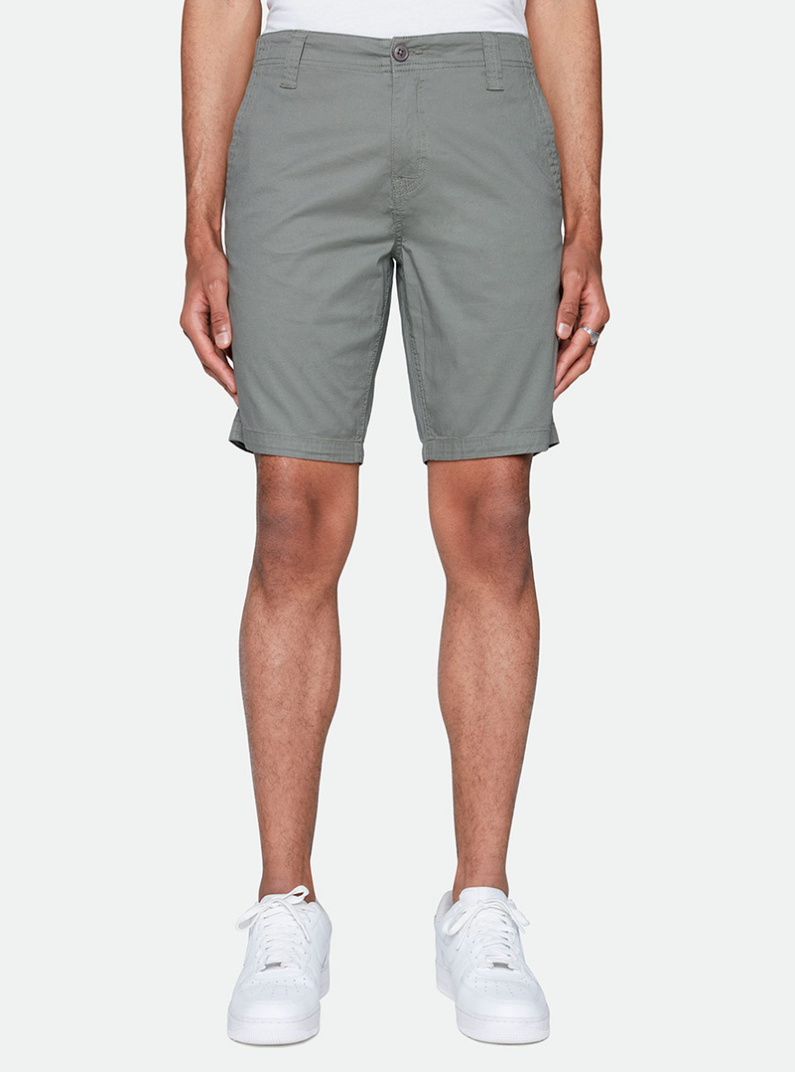 FLAT FRONT TWILL SHORTS