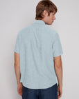 LINEN BLEND SHORT SLEEVE SHIRT