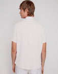 LINEN BLEND SHORT SLEEVE SHIRT