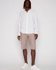 LINEN BLEND LONG SLEEVE SHIRT