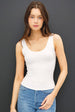 SCOOP NECK JERSEY TANK