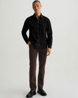TELLIS CORDUROY MODERN SLIM IN RAW UMBER