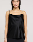DRAPED SILK CAMISOLE
