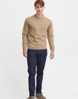 KARL LAMBSWOOL CREW NECK SWEATER
