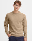 KARL LAMBSWOOL CREW NECK SWEATER