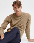KARL LAMBSWOOL CREW NECK SWEATER