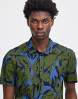 FOLIAGE PRINT SHORT SLEEVE SHIRT