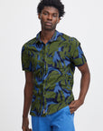 FOLIAGE PRINT SHORT SLEEVE SHIRT