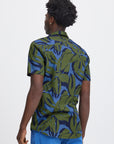 FOLIAGE PRINT SHORT SLEEVE SHIRT