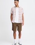 LINEN BLEND SHORTS