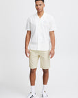 LINEN BLEND SHORTS