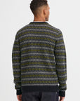 BHBALDUR JACQUARD CREW NECK SWEATER