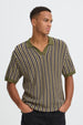 BHCARLY VERTICAL STRIPE KNIT POLO