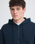 BHJUSTE ZIP THRU HOODED SWEATSHIRT