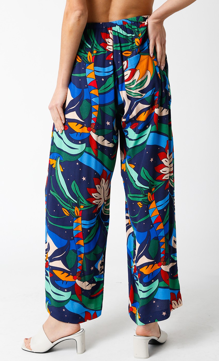 TROPICAL NIGHTS DRAWSTRING PANTS