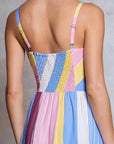 MIXED STRIPE SUNDRESS