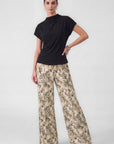 HIGH NECK SHORT SLEEVE DOLMAN TOP