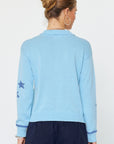 NAUTICAL MOTIF POLO SWEATER