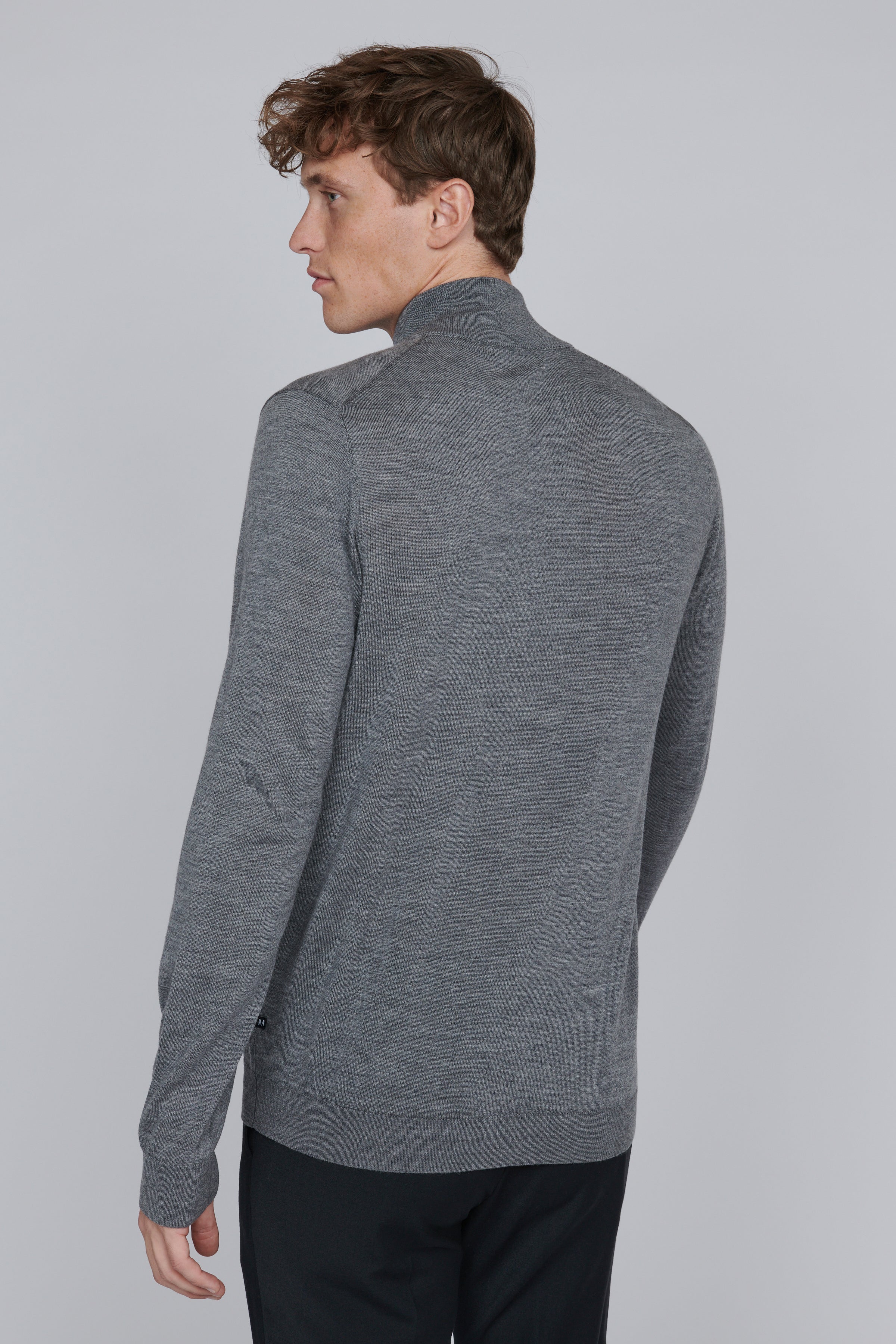 MAMASON MERINO FULL ZIP SWEATER