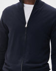 MAMASON MERINO FULL ZIP SWEATER