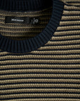 MATRITON STRIPED COTTON SWEATER