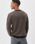 MATRITON STRIPED COTTON SWEATER