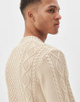 MATRITON CABLE KNIT SWEATER