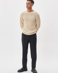 MATRITON CABLE KNIT SWEATER