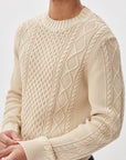 MATRITON CABLE KNIT SWEATER