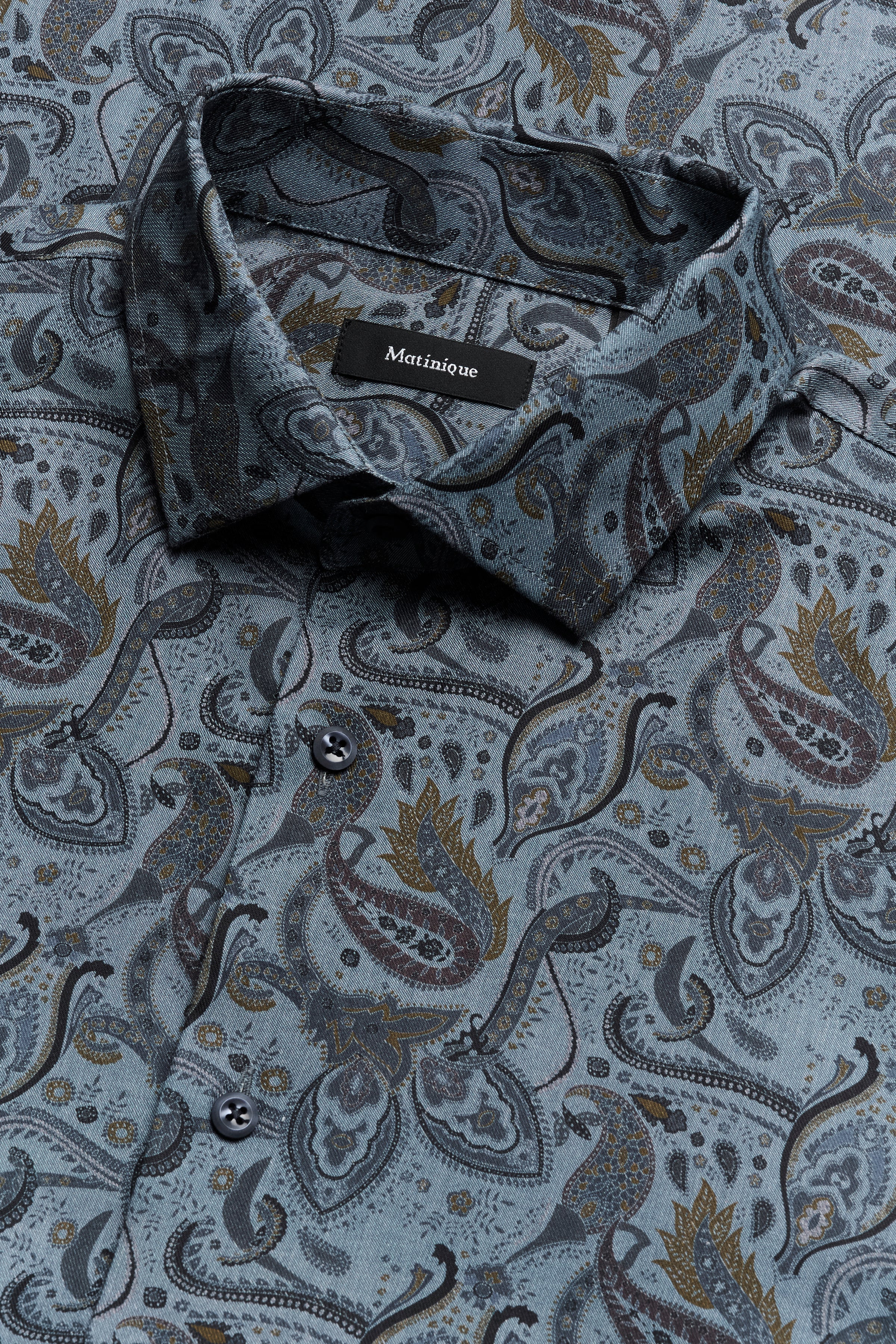 MATROSTOL PAISLEY PRINT LONG SLEEVE SHIRT