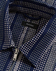 MABLUAME H WOVEN CHECK STRIPE JACKET