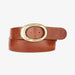 ZAIRE IRREGULAR OVAL BUCKLE BELT